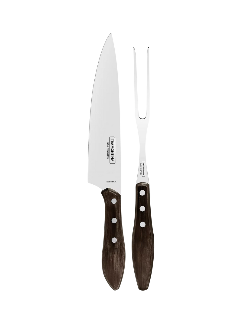 Tramontina Churrasco 2-piece carving set, imported from the UK