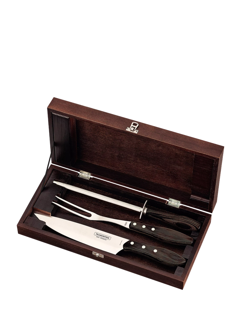 Tramontina carving knife gift set 3 piece, imported from the UK