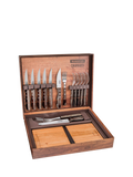 Tramontina Churrasco carving set 15 pieces with board - British product
