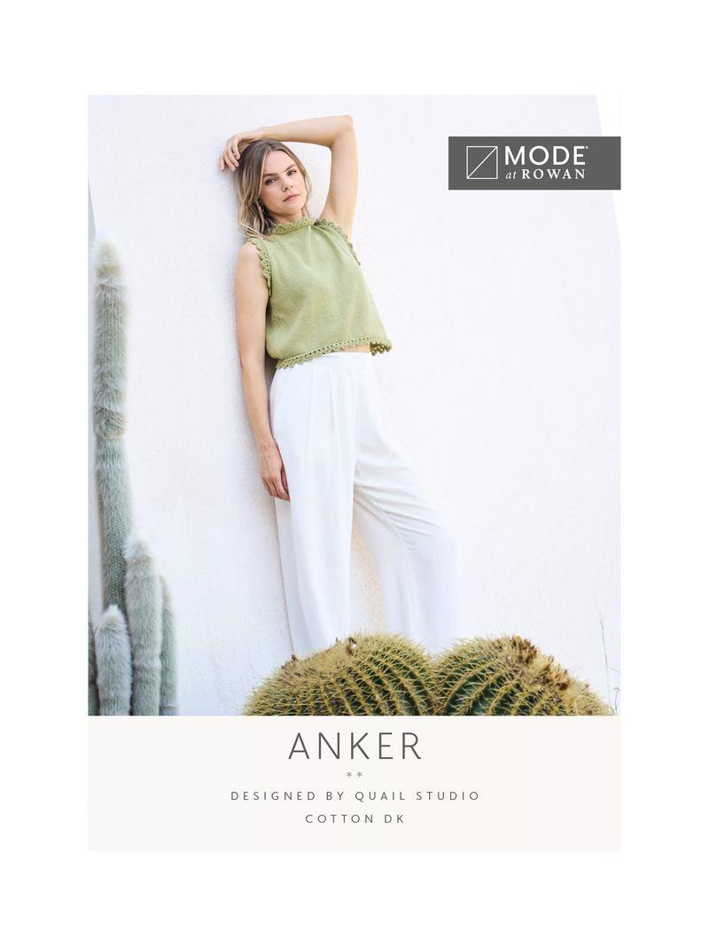 MODE at Rowan Anker Top knitting pattern book, UK version