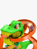 Hot Wheels City T-Rex Blaze Battle playset with firetruck, imported from the UK