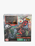 Jurassic World shaky volcano game with dinosaur figures, UK version