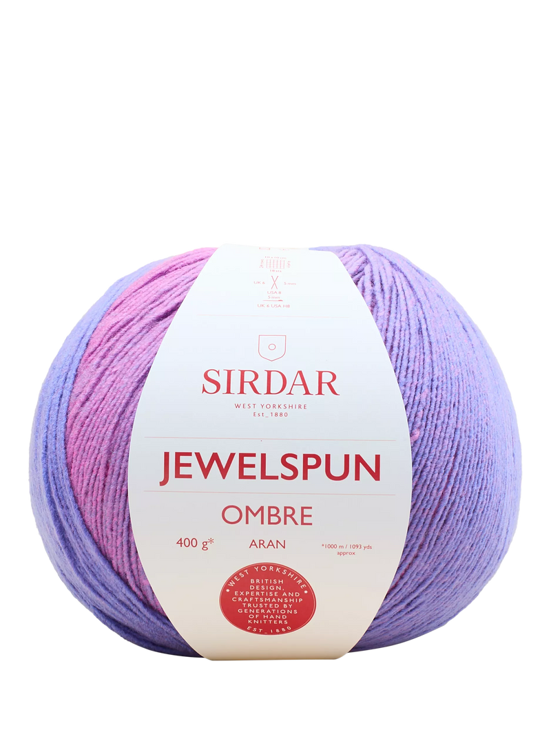 Sirdar Jewelspun Ombre Aran Knitting Yarn, 400g