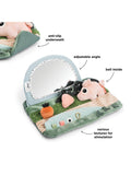 Done by Deer vegetable patch sensory mirror baby toy - British product
