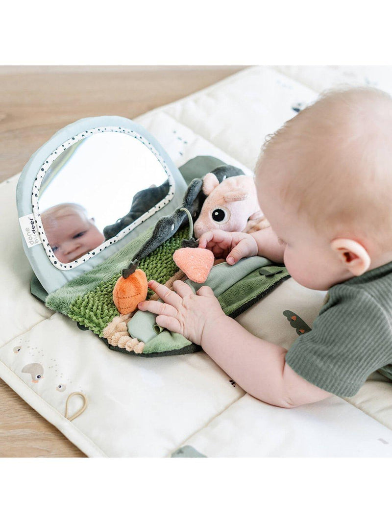 Done by Deer vegetable patch sensory mirror baby toy - British product