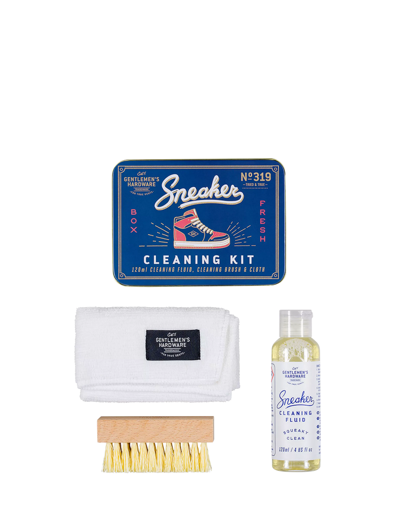 Gentlemen's Hardware sneaker care kit, imported from the UK