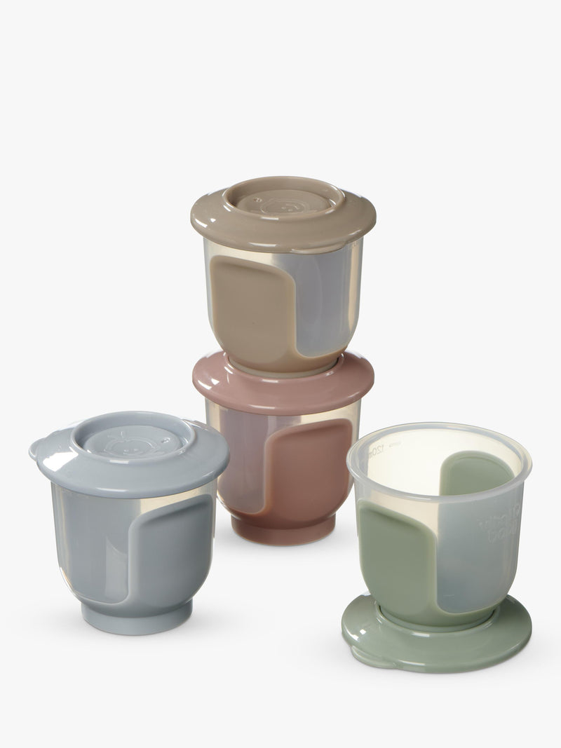 Vital Baby weaning storage pots, pack of 4, 120ml each (British brand)