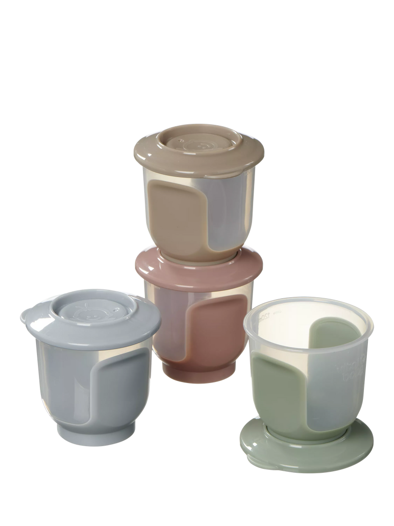 Vital Baby weaning storage pots, pack of 4, 120ml each (British brand)