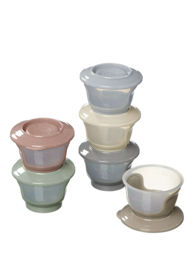 Baby-Beikost-Aufbewahrungsbecher, Set aus 6, je 60 ml
