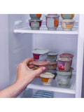 Vital Baby storage pots for baby weaning, set of six 60ml containers (British brand)