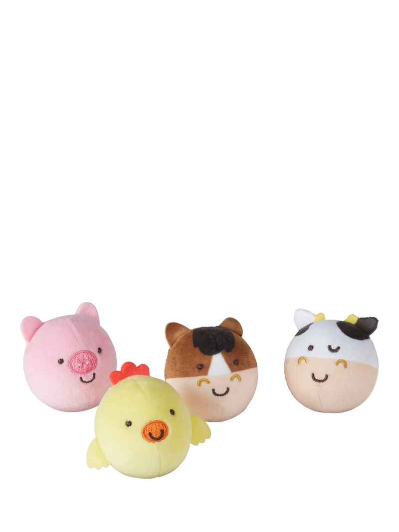 Melissa & Doug Rollables Farm Friends soft toy set (British brand)
