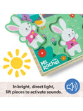 Melissa & Doug Ms. Rachel wooden song peg puzzle (British brand)