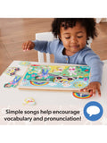 Melissa & Doug Ms. Rachel wooden song peg puzzle (British brand)