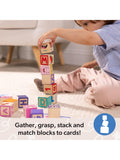 Melissa & Doug Ms. Rachel wooden learning blocks set, imported from the UK
