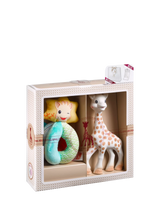 John Lewis Sophie la girafe My First Gift Early Learning Set Baby Teething & Rattle Gift Set- Buy online at McGrocer