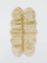 John Lewis John Lewis New Zealand Sheepskin Quad Rug, 85cm x 58cm- Buy online at McGrocer