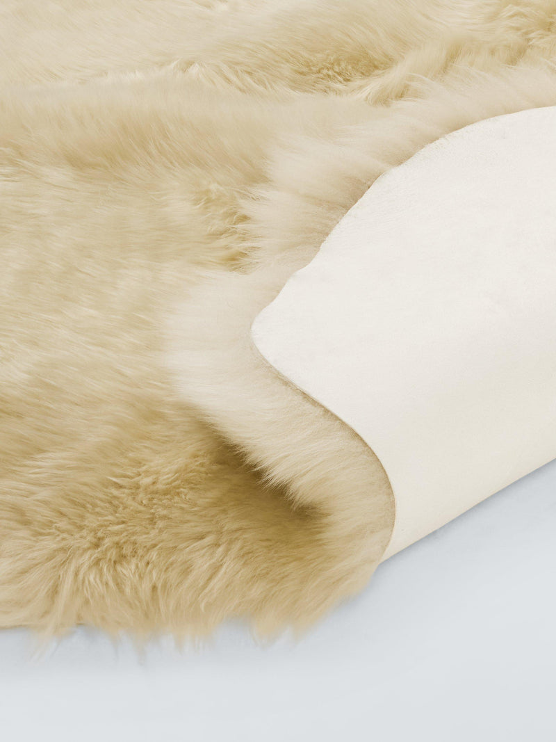 John Lewis sheepskin rug New Zealand wool, UK version