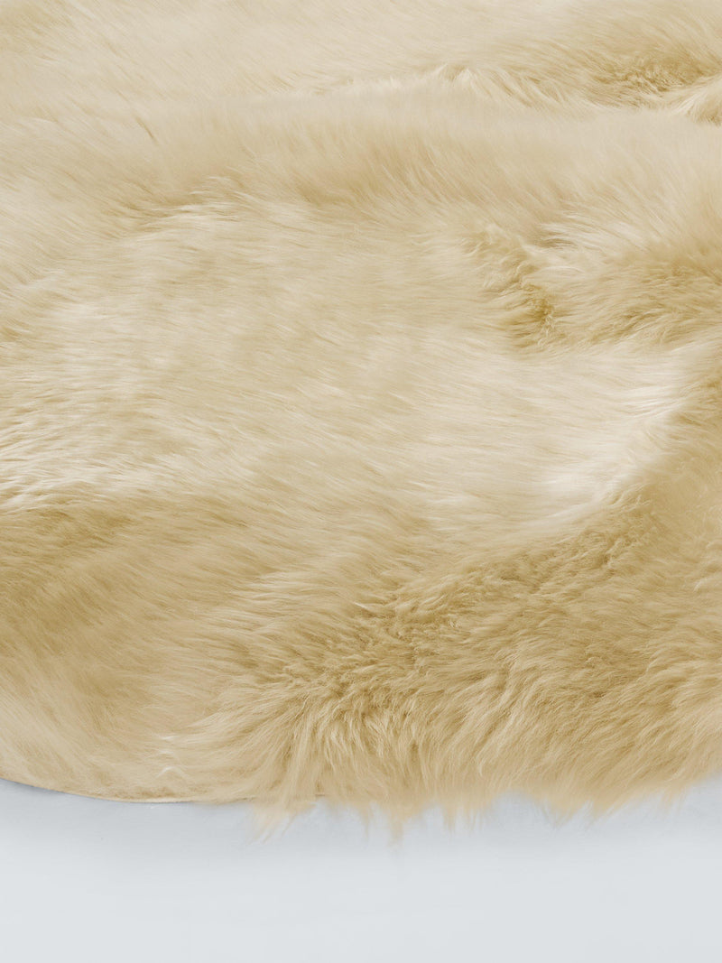 John Lewis sheepskin rug New Zealand wool, UK version