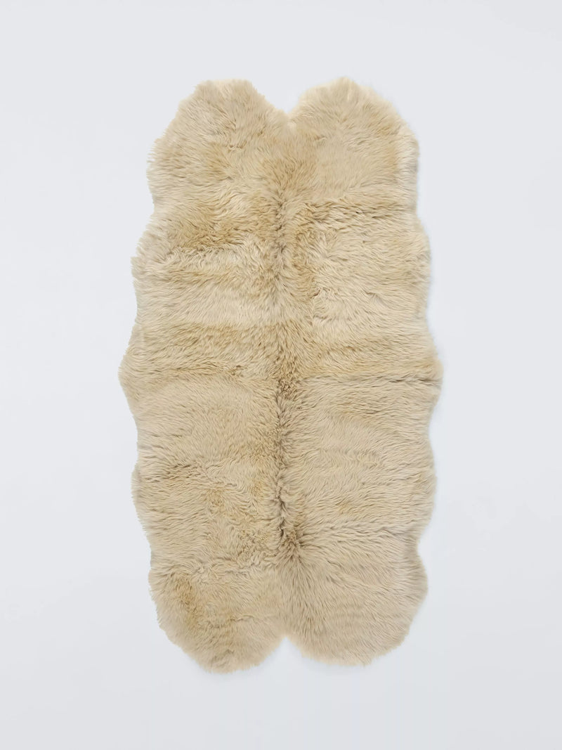 John Lewis Premium New Zealand Quad Sheepskin Rug