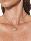 Eclectica pre-loved crystal pendant necklace vintage 1980s, imported from the UK