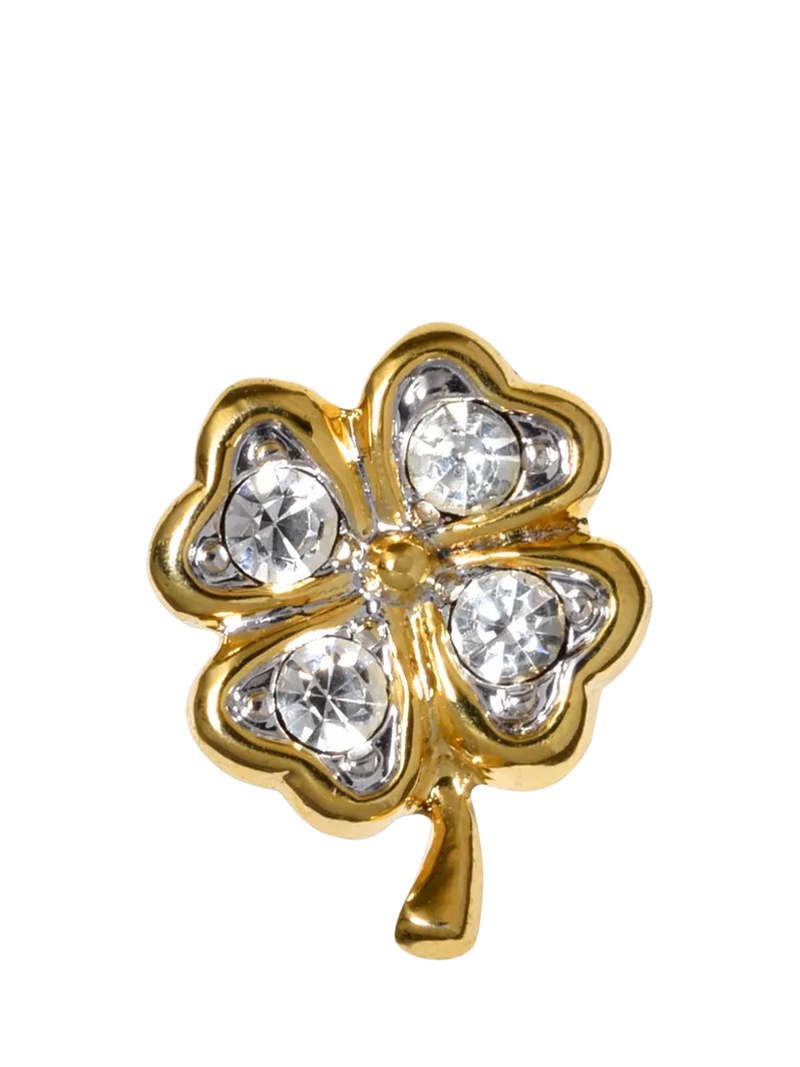 Eclectica vintage four leaf clover stick pin brooch - British product