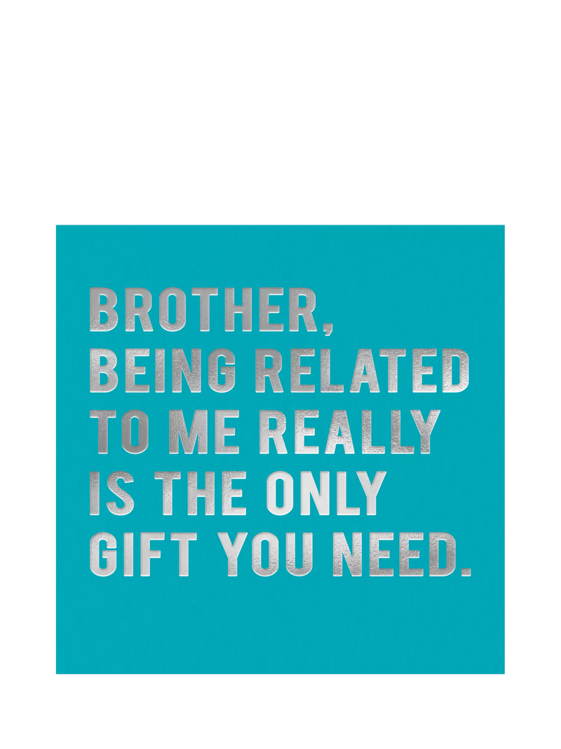 Redback Cards brother birthday card 155mm - British product
