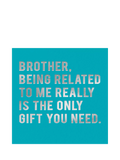 Redback Cards brother birthday card 155mm - British product
