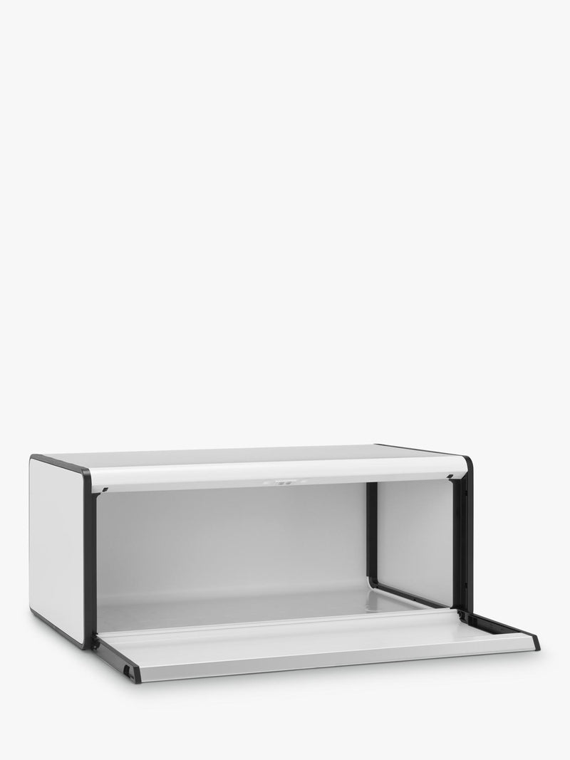 Brabantia fall front bread bin white (British brand)