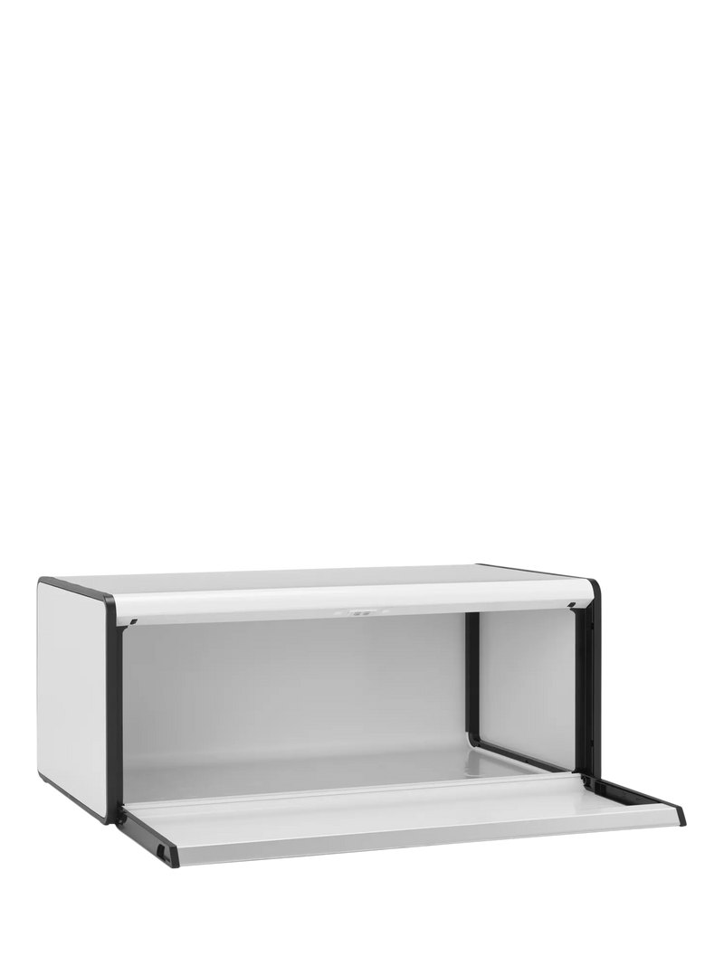 Brabantia fall front bread bin white (British brand)