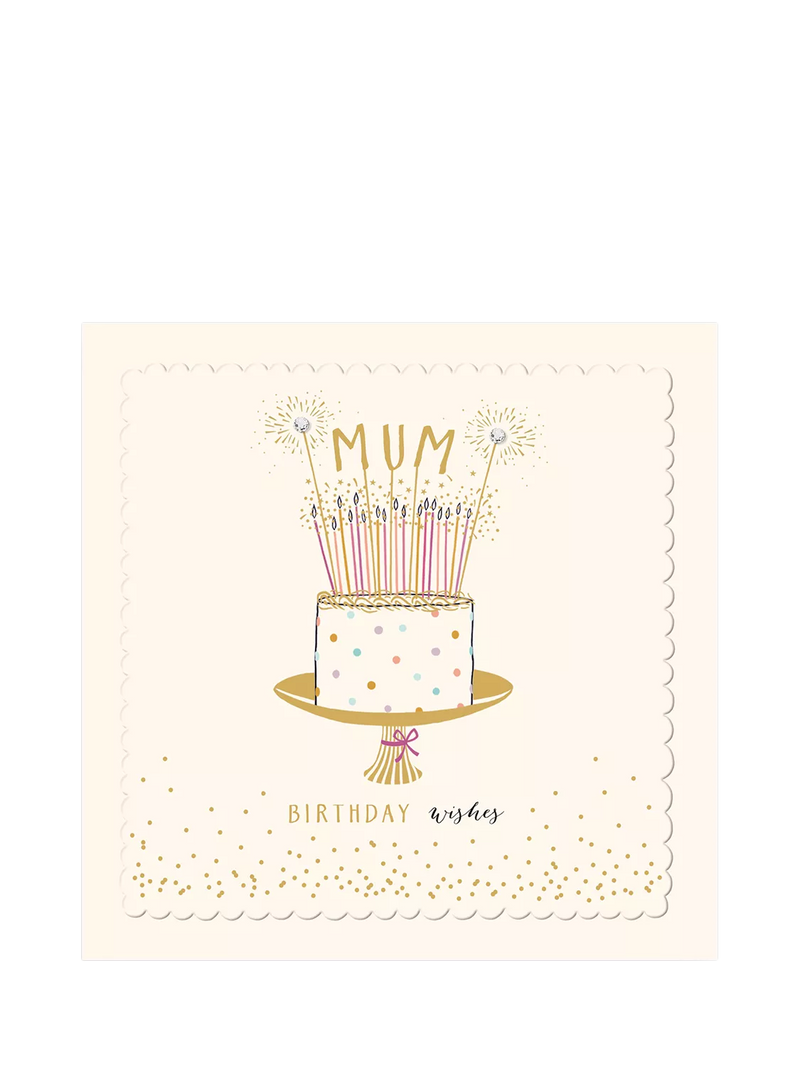 The Proper Mail Company birthday card for mum 166x167mm (British brand)