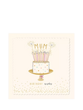 The Proper Mail Company birthday card for mum 166x167mm (British brand)