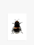 Blank Greeting Card with Bumble Bee Design and Brown Envelope