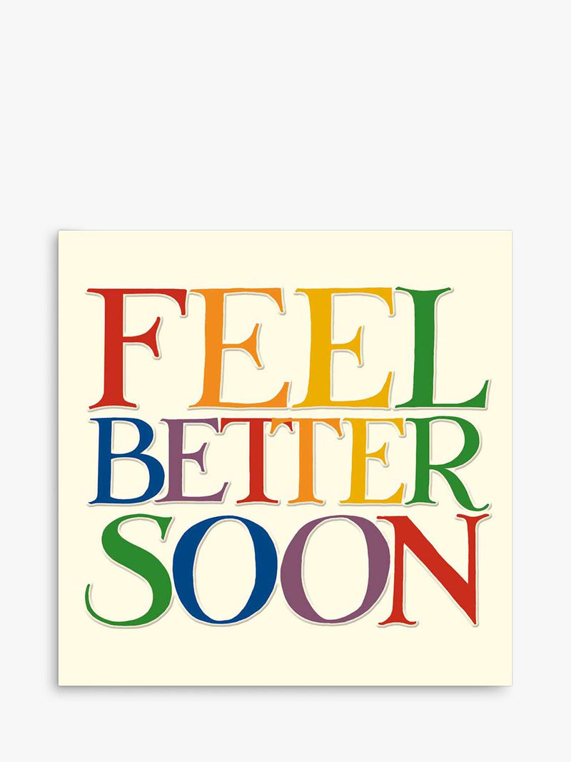 Get Well Soon Greetings Card with Recyclable Envelope