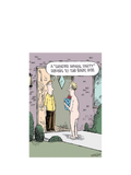 Woodmansterne greeting card naked man holding present, UK version
