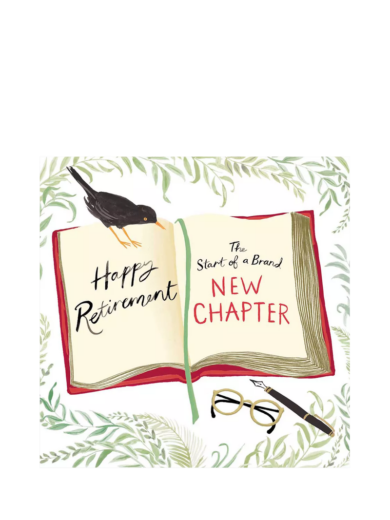 Woodmansterne New Chapter retirement card (British brand)