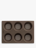 Silicone Bread Roll Mould 6 Cup, Dishwasher-Safe