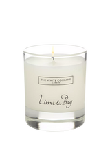 John Lewis The White Company Lime & Bay Scented Candle 140g- Buy online at McGrocer