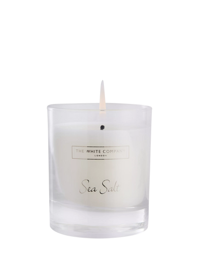 John Lewis The White Company Sea Salt Scented Candle 140g- Buy online at McGrocer
