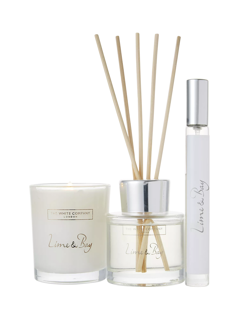 The White Company Lime & Bay home fragrance gift set (British brand)