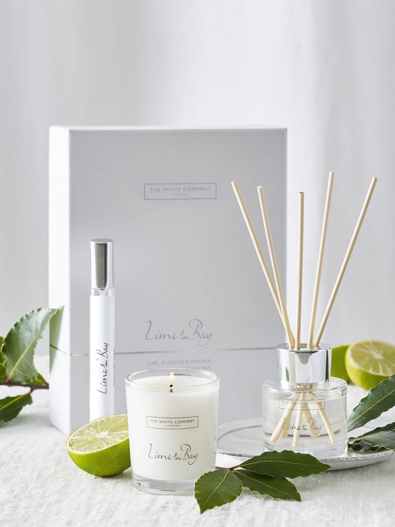 The White Company Lime & Bay home fragrance gift set (British brand)