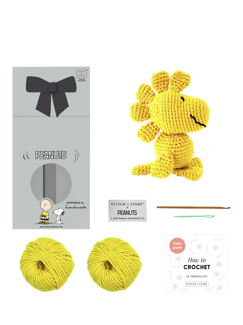Wool Couture Woodstock amigurumi crochet kit (British brand)
