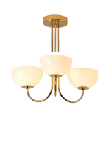 John Lewis Houseof Glass Bowl 3-Arm Ceiling Light- Buy online at McGrocer
