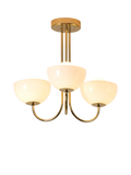 houseof glass bowl 3-arm ceiling light, UK version