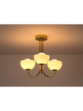 houseof glass bowl 3-arm ceiling light, UK version