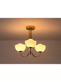 houseof glass bowl 3-arm ceiling light, UK version