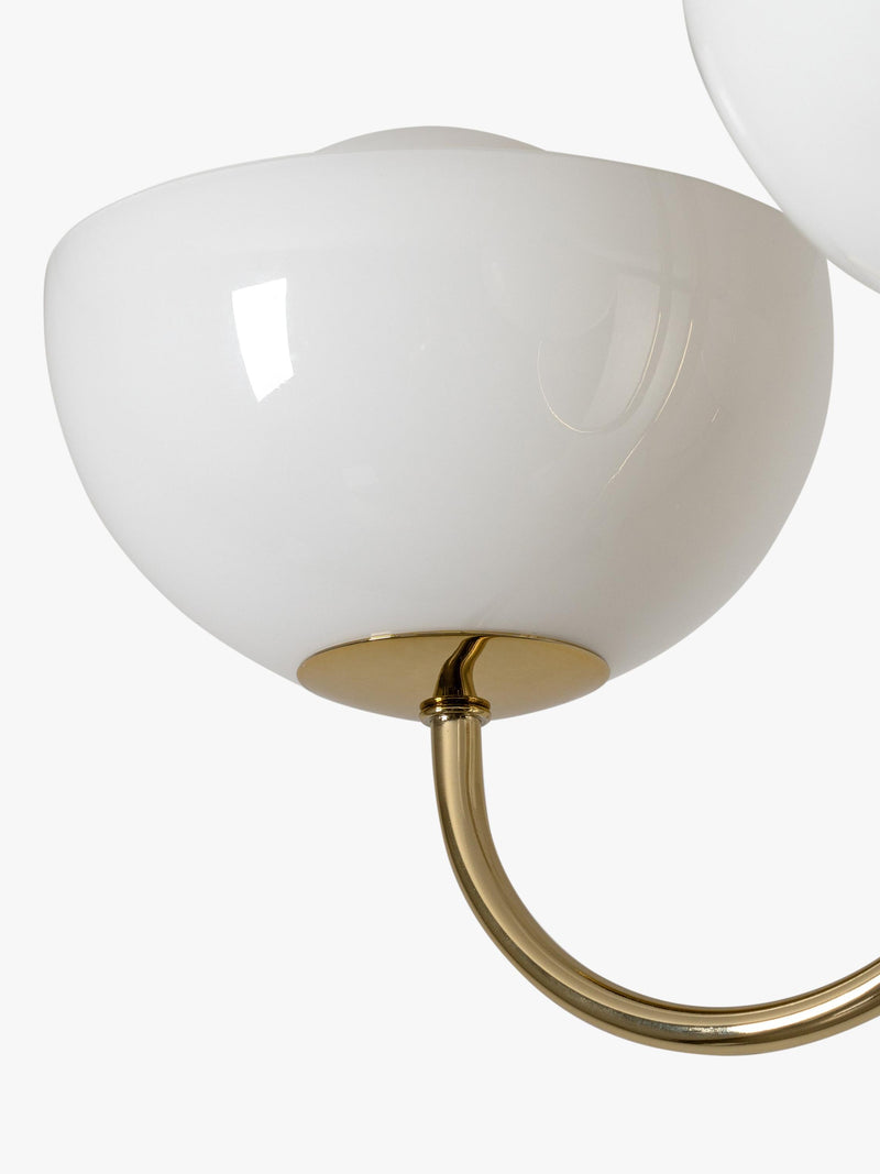 houseof glass bowl 3-arm ceiling light, UK version