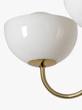 houseof glass bowl 3-arm ceiling light, UK version