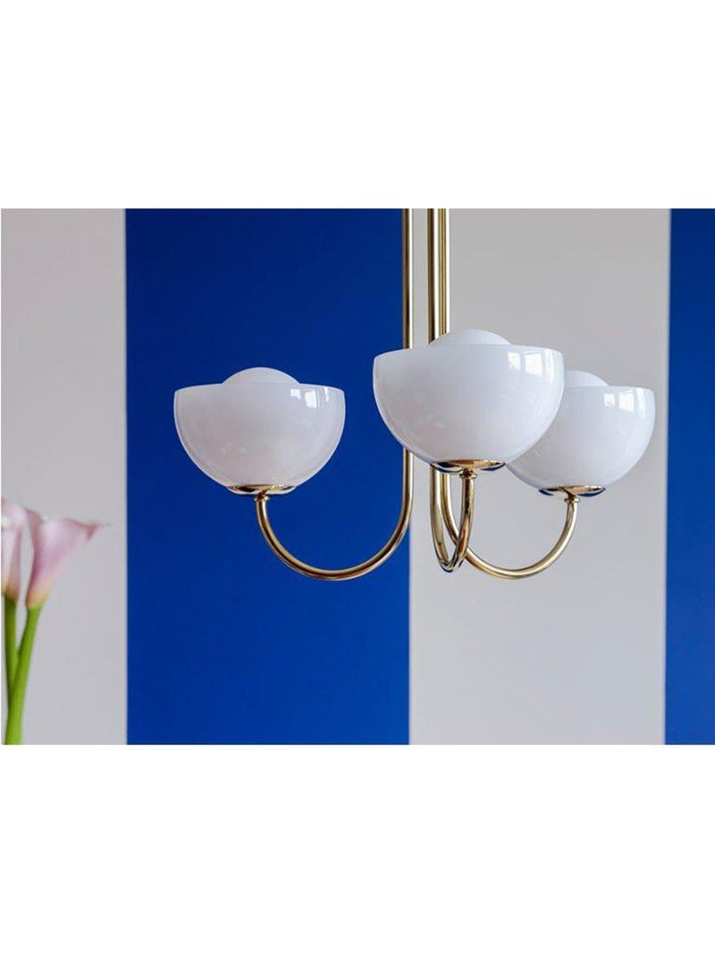 houseof glass bowl 3-arm ceiling light, UK version