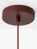 houseof Small Pleat Pendelleuchte mit fliederfarbener Auskleidung - Britisches Produkt