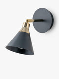 Houseof matte cone wall light charcoal, UK version